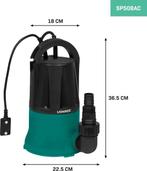 2dekans | VONROC Dompelpomp – Vlakzuigend & Sensor – 6000, Ophalen of Verzenden, Zo goed als nieuw