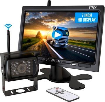 2dekans | Strex Achteruitrijcamera Set Draadloos - 7 Scherm beschikbaar voor biedingen