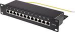 Renkforce Netwerk-patchpaneel 254 mm (10) CAT 6 1 HE-12, Verzenden, Nieuw