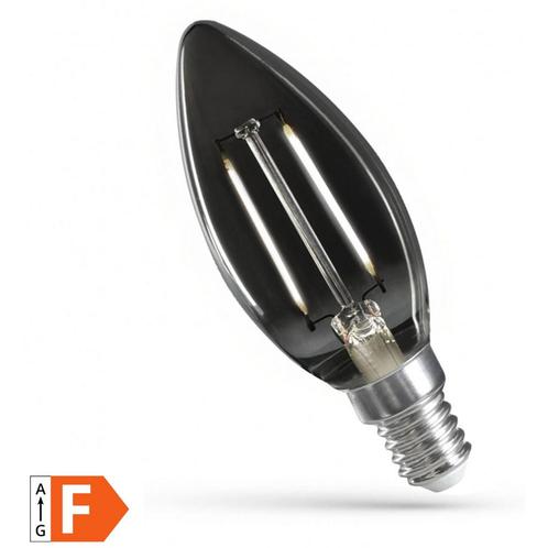 TooLight Filament LED lamp - Kaarsvorm - Smoke look - War..., Huis en Inrichting, Lampen | Losse lampen, Nieuw, Ophalen of Verzenden