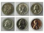 Verenigde Staten. Set of American Coins with  silver coins