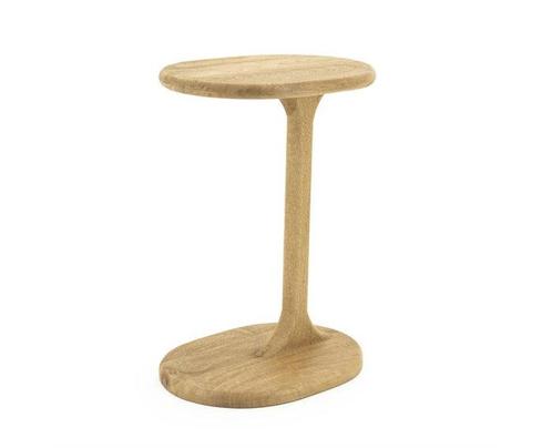 Bijzettafel Fenix 40x30cm - natuurlijk | BY-BOO, Huis en Inrichting, Tafels | Bijzettafels, Nieuw, Ophalen of Verzenden