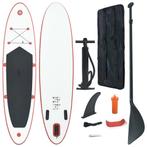 Stand Up Paddleboardset opblaasbaar rood en wit, Caravans en Kamperen, Nieuw