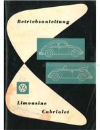 1960 VOLKSWAGEN KEVER 1200 INSTRUCTIEBOEK DUITS, Auto diversen, Handleidingen en Instructieboekjes