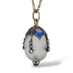 Hanger - 14 karaat Geel goud, Imperial Russian Period juweel, Sieraden, Tassen en Uiterlijk, Antieke sieraden