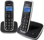 Fysic FX-6020 - Big Button Dect telefoon - 2 handsets - Zwar, Verzenden, Nieuw