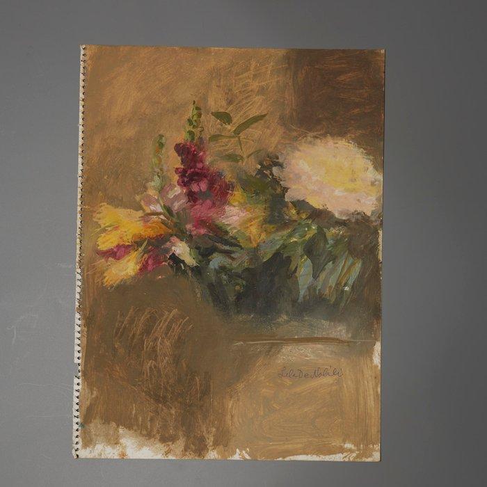 Lila de Nobili (1916-2002) - Flowers, Antiek en Kunst, Kunst | Schilderijen | Modern