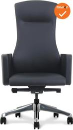 Style Bureaustoel - NIEUW - Coupon leer - Aluminium voetkrui, Werkplek, Ophalen of Verzenden, Nieuw zonder verpakking, Stoel