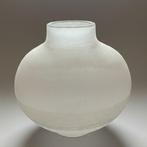 Seguso Arte Vetro, Vetro Scavo - Vaas - Glas - Glasvaas met