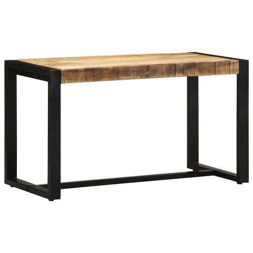 vidaXL Bank 80x35x45 cm massief ruw hout mango, Huis en Inrichting, Banken | Voetenbanken en Poefen, Nieuw, Verzenden