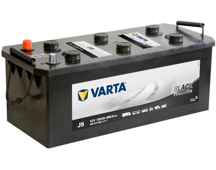 Varta Accu Pro Motive Zwart J5 130 Ah, Auto-onderdelen, Accu's en Toebehoren, Verzenden