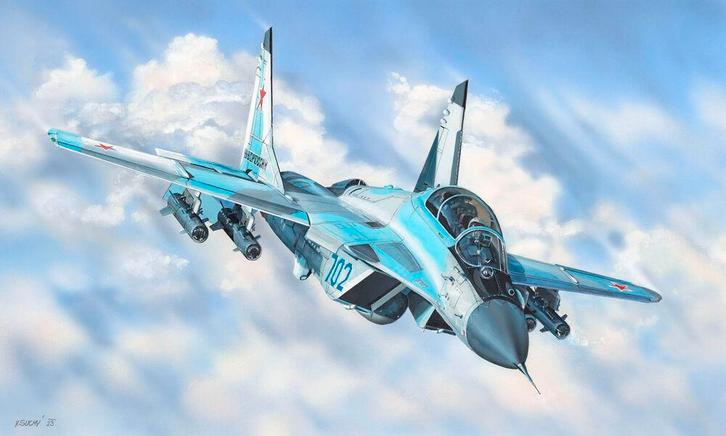 Hobby Boss 81787 Russian MiG-35 Bouwpakket Schaal 1:48, Hobby en Vrije tijd, Modelbouw | Vliegtuigen en Helikopters, Nieuw, Overige merken
