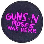 Guns N' Roses - Was Here - patch fficiële merchandise, Nieuw, Ophalen of Verzenden, Kleding