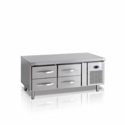 Gekoelde werkbank met 4 laden | 1360x700x(h)680mm, Zakelijke goederen, Horeca | Keukenapparatuur, Verzenden