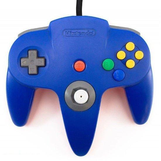 Nintendo 64 controller blauw origineel, Spelcomputers en Games, Spelcomputers | Nintendo Consoles | Accessoires, Verzenden