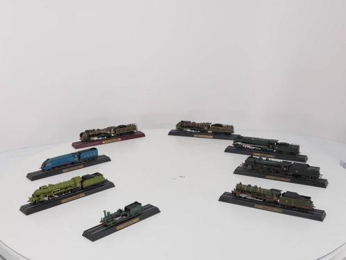 Schaal 1:100 (past H0) Edition Altas Collections 7 locs n..., Hobby en Vrije tijd, Modeltreinen | H0, Overige typen, Gebruikt