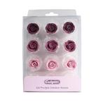 Culpitt Suikerdecoratie Rozen Ombré Paars 12st., Verzenden, Nieuw
