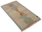 Moderne Indo Kelim van wol - Vloerkleed - 134 cm - 71 cm -, Nieuw