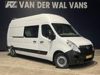 Opel Movano 2.3 CDTI 146pk L3H3 Dubbele Cabine Inrichting Eu, Stof, Gebruikt, Wit, Dealer onderhouden
