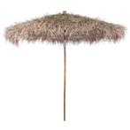 vidaXL Parasol van bamboe met dak van bananenbladeren 270 cm, Verzenden, Nieuw, Minder dan 1 meter