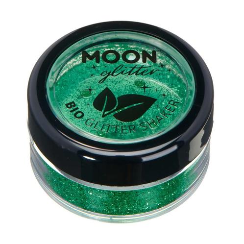 Moon Glitter Bio Glitter Shakers Green 5g, Hobby en Vrije tijd, Feestartikelen, Nieuw, Verzenden
