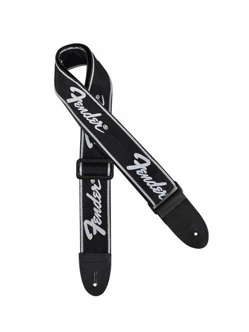 Fender Running Logo gitaarband zwart, Muziek en Instrumenten, Instrumenten | Toebehoren, Verzenden