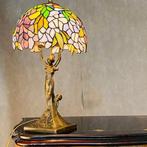 Tafellamp - Brons, Glas, Art Nouveau in Italië rond de