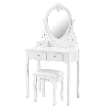 Kaptafel Julia - wit - incl. spiegel