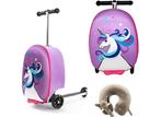 Kinderkoffer-Step - Paars Unicorn - 40x20x25 cm - 21L, Verzenden, Nieuw