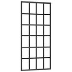 Deur Zwart 90x205 ESG Glas | B-keuze | Scherpe Prijs, Doe-het-zelf en Verbouw, Deuren en Horren, 80 tot 100 cm, Binnendeur, Nieuw