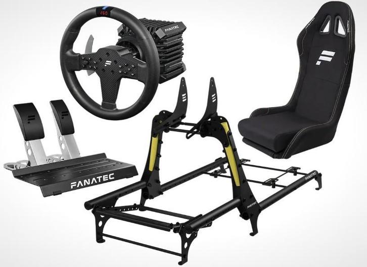 Fanatec Simracing COMPLETE SET Startklaar –  € 969, Spelcomputers en Games, Games | Pc, Eén computer, Online, Virtual Reality