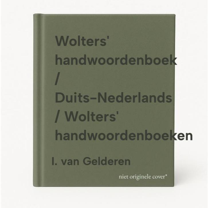 Wolters handwoordenboek / Duits-Nederlands / Wolters, Boeken, Woordenboeken, Zo goed als nieuw, Verzenden