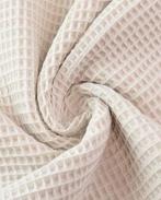 Wafel Katoen Lichtbeige, Nieuw, Beige