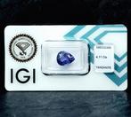 Tanzaniet - 4.11 ct - International Gemological Institute, Sieraden, Tassen en Uiterlijk, Edelstenen, Nieuw