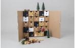 Adventskalender,  FSC Rec 100% kraft bruin, Hobby en Vrije tijd, Ophalen of Verzenden, Nieuw