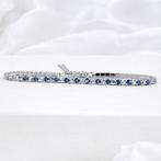 Zonder minimumprijs - Armband Verguld Saffier - Topaas - 18k, Nieuw