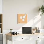 vidaXL Kurkbord met massief grenenhouten frame 40x40 cm, Verzenden, Nieuw in verpakking