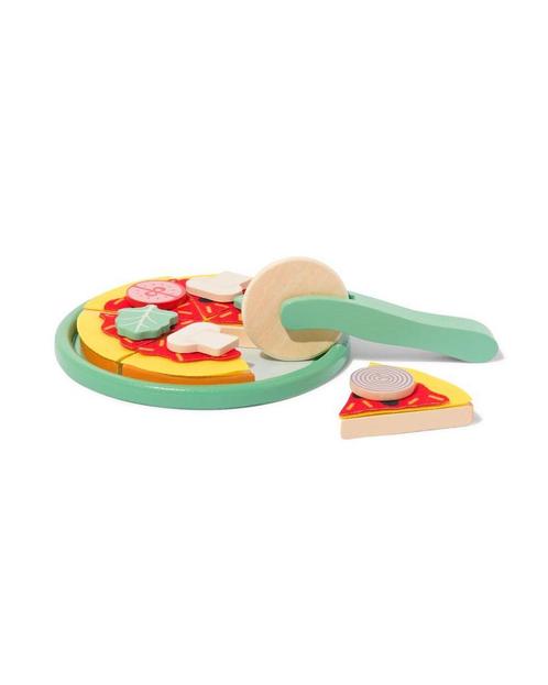 HEMA Pizza hout Ø17.5cm, Kinderen en Baby's, Speelgoed | Houten speelgoed, Nieuw, Verzenden