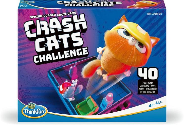 Crash Cats Challenge | ThinkFun Games - Gezelschapsspellen, Hobby en Vrije tijd, Gezelschapsspellen | Bordspellen, Nieuw, Verzenden
