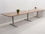Vergadertafel Aspa Facility 400x100cm - t poot lichtgrijs, Huis en Inrichting, Tafels | Eettafels, Ophalen of Verzenden, Nieuw