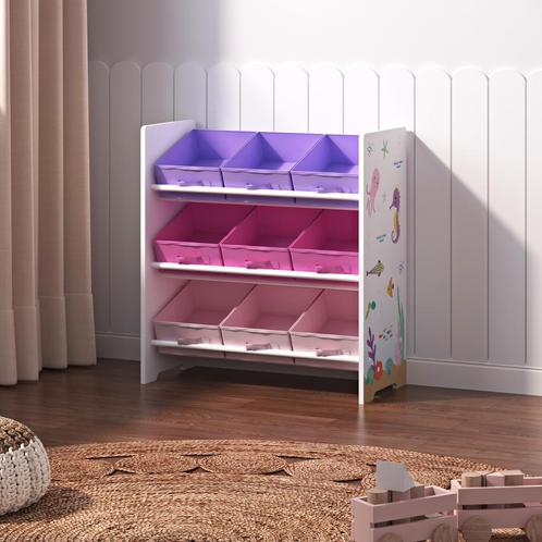 Kinderrek Boiro 59,5x62x29,5 cm oceaan motief [en.casa], Kinderen en Baby's, Kinderkamer | Overige Meubels, Verzenden