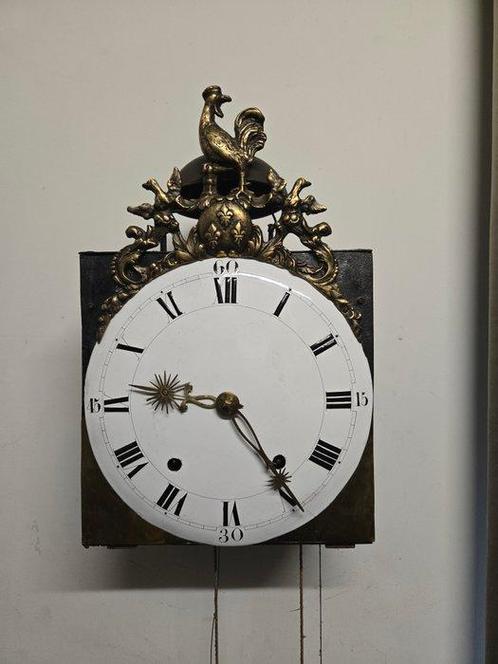 Comtoise klok - Emaille, IJzer, Messing - 1750-1800 -, Antiek en Kunst, Antiek | Klokken