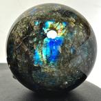 Fine Labradorite Sphere Bol - Hoogte: 11.14 cm - Breedte: