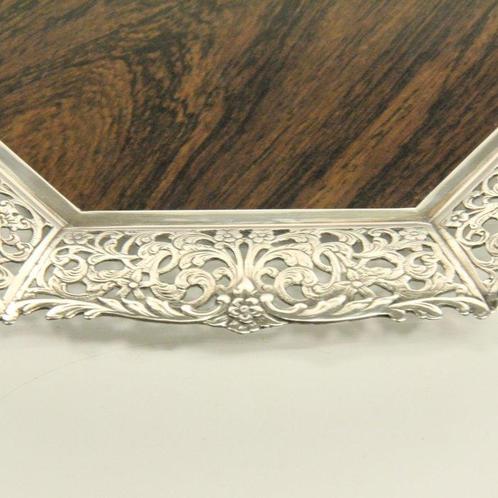 Decoratief dienblad - HANDWERK - Ajour gezaagd - Herbert, Antiek en Kunst, Antiek | Goud en Zilver