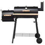 LIVSK BBQ Houtskoolgrill met Deksel - Met Smoker en Ingebouw, Verzenden, Nieuw