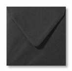 Envelop 14 x 14 cm Zwart Structuur, Hobby en Vrije tijd, Verzenden, Nieuw