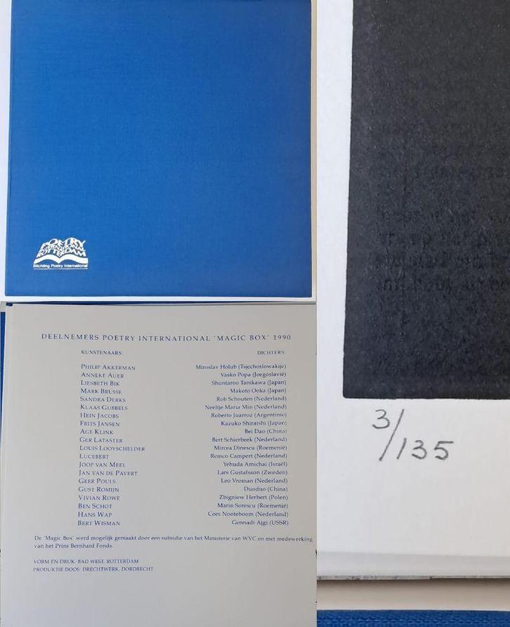 Poetry International 'Magic Box' 1990, Boeken, Historische romans, Verzenden