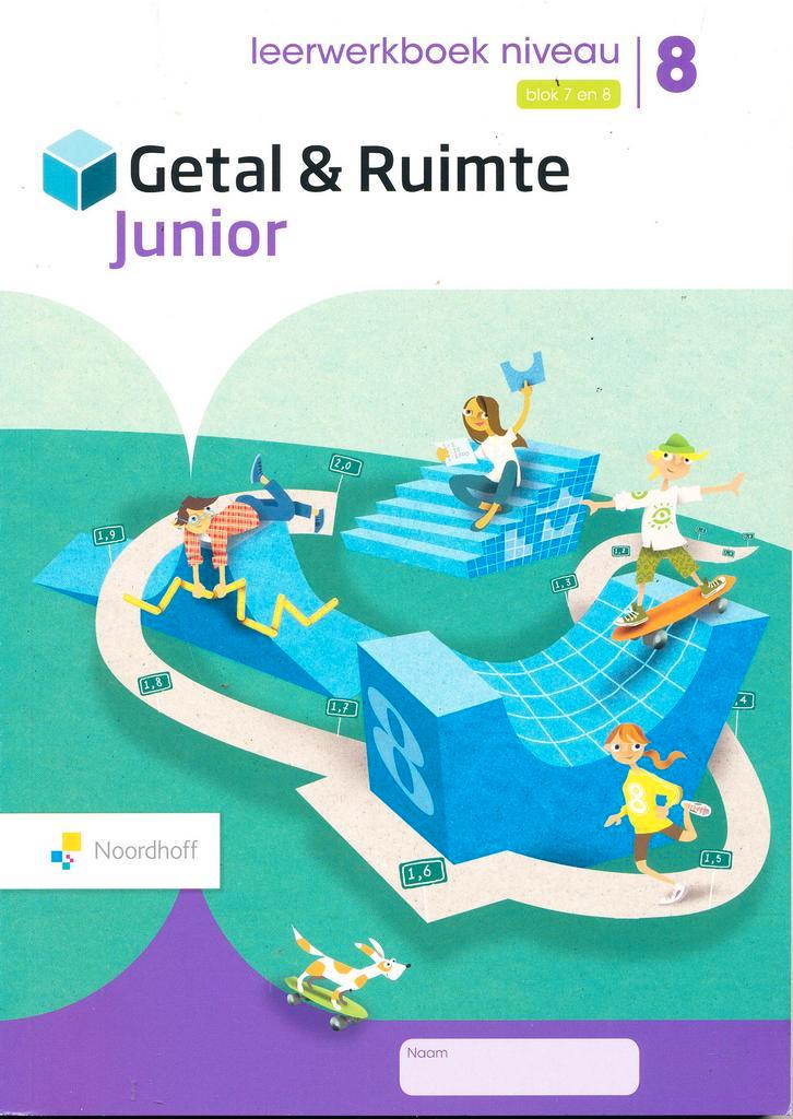 Getal en Ruimte Junior Leerwerkboek NIVEAU blok 7 en 8 groep, Boeken, Schoolboeken, Nieuw, Verzenden