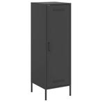Hoge Zwarte Stalen Kast - Praktisch & Goedkoop - Retourdeal, Huis en Inrichting, Kasten | Kledingkasten, Minder dan 50 cm, 100 tot 150 cm