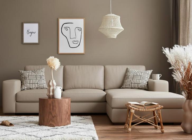 Elementenbank Flow - 2,5 zits arm links + longchair arm, Huis en Inrichting, Banken | Bankstellen, 250 tot 300 cm, 75 tot 100 cm